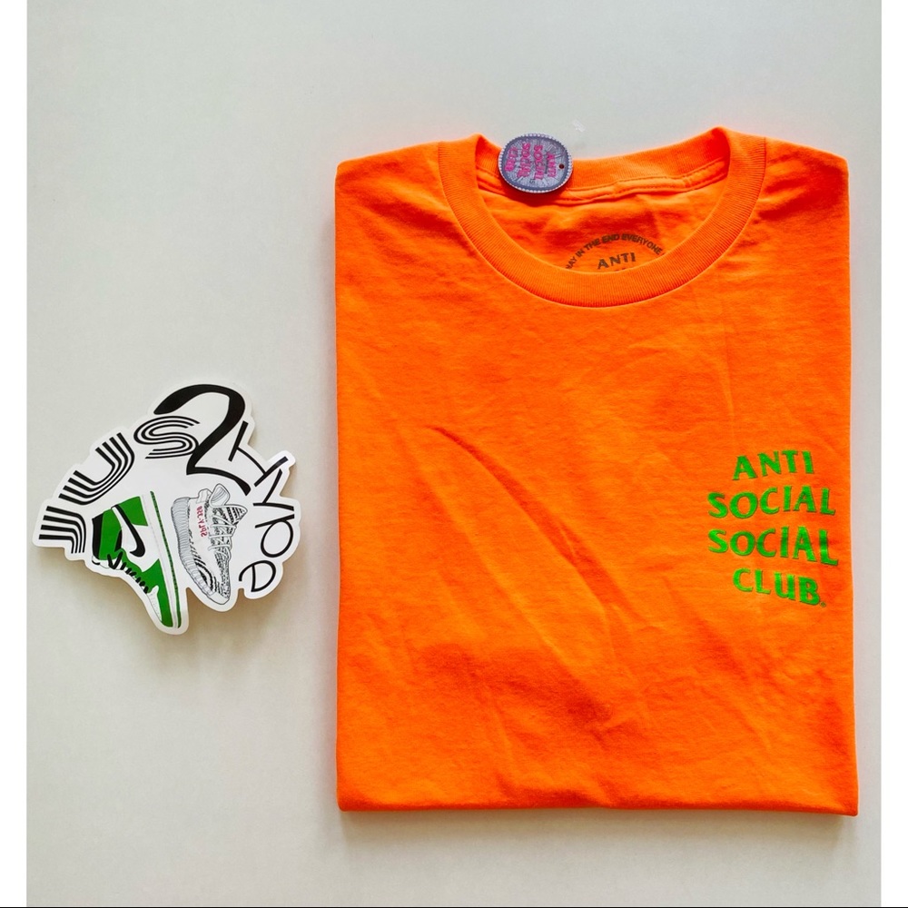 Anti Social Social Club Tee “Orange “